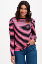 Black and Pink Leaping Tiger Brunswick Jersey Top