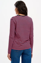 Black and Pink Leaping Tiger Brunswick Jersey Top