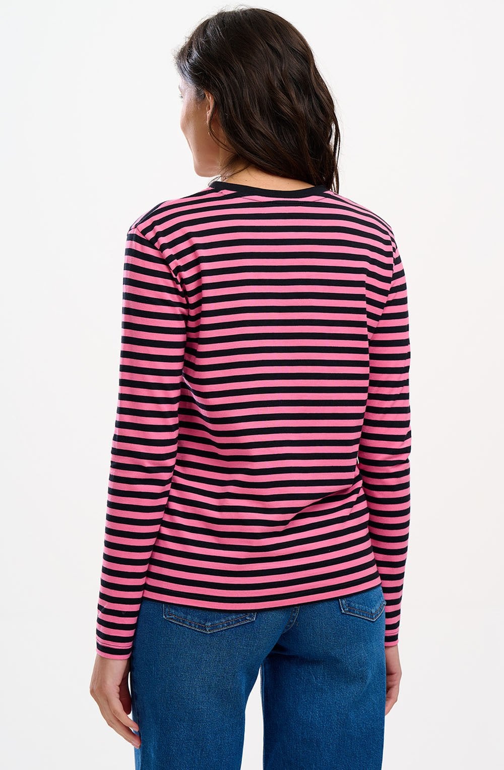 Black and Pink Leaping Tiger Brunswick Jersey Top