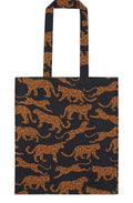 Black and Tan Leopard Tote Bag