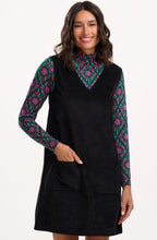 Black Corduroy Kacy Tunic Dress