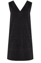 Black Corduroy Kacy Tunic Dress