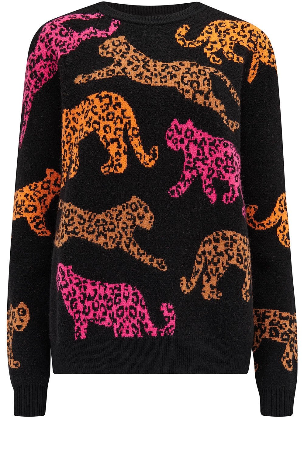Black Running Leopards Thalia Jumper