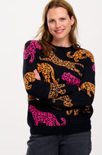 Black Running Leopards Thalia Jumper