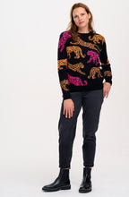 Black Running Leopards Thalia Jumper