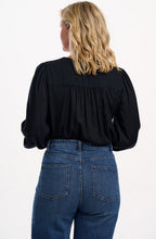 Black Tiger Embroidered Dawn Blouse
