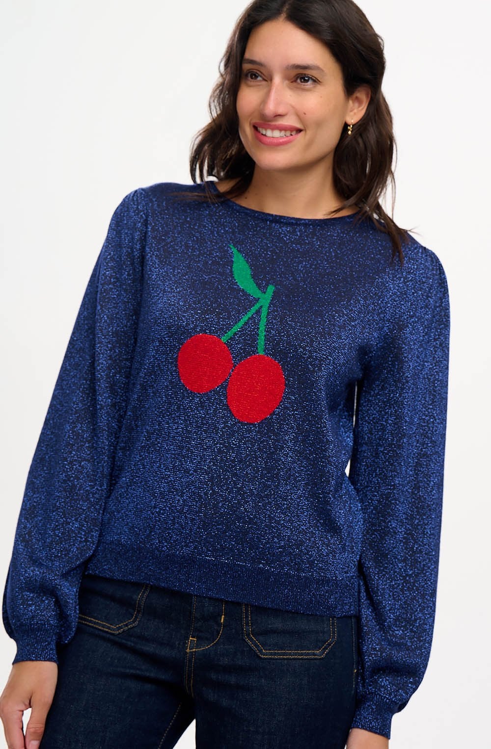 Cherry Sparkly Tiff Jumper