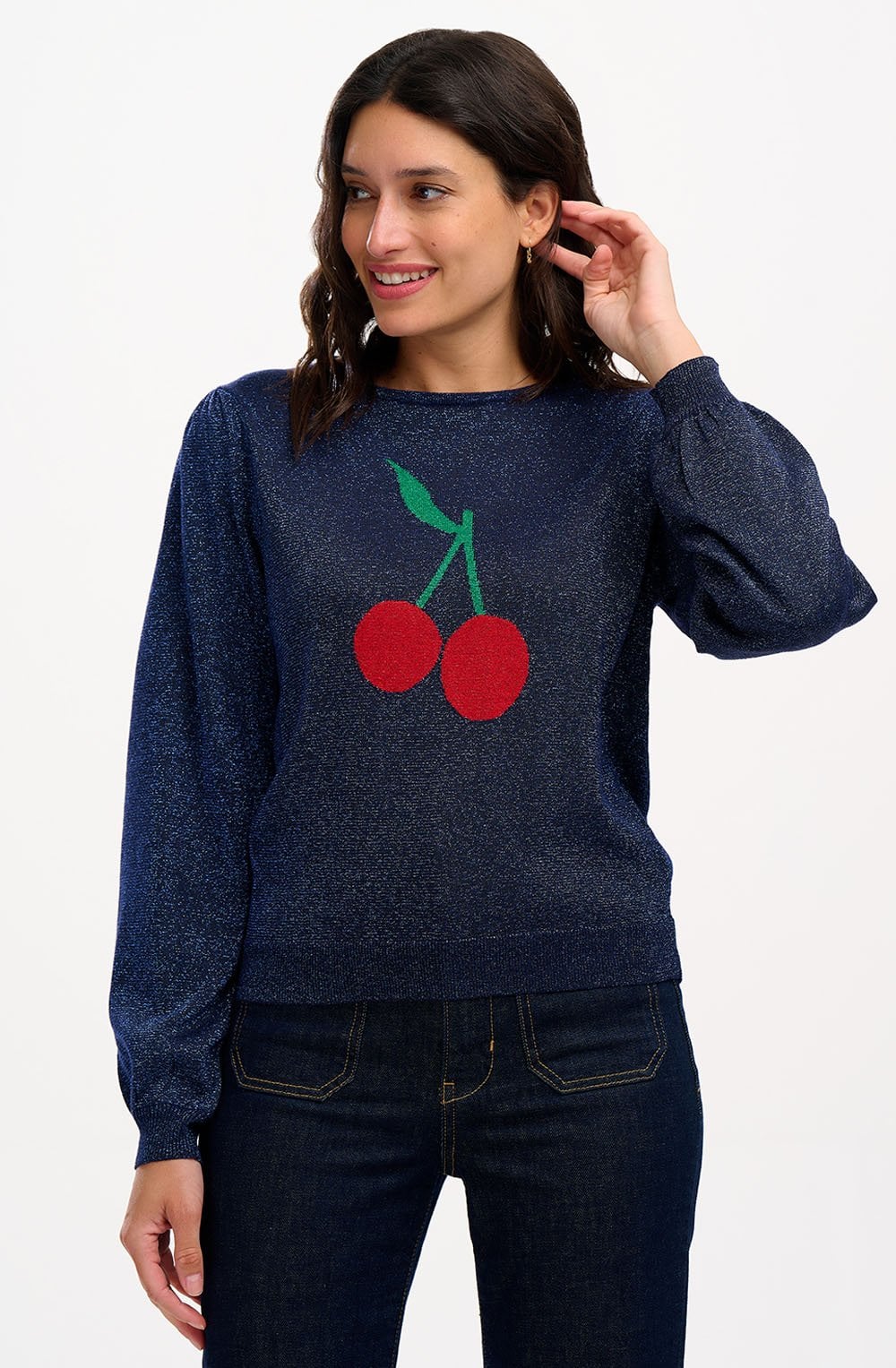 Cherry Sparkly Tiff Jumper