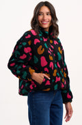 Colourful Shapes Hartley Zip Up Fleece