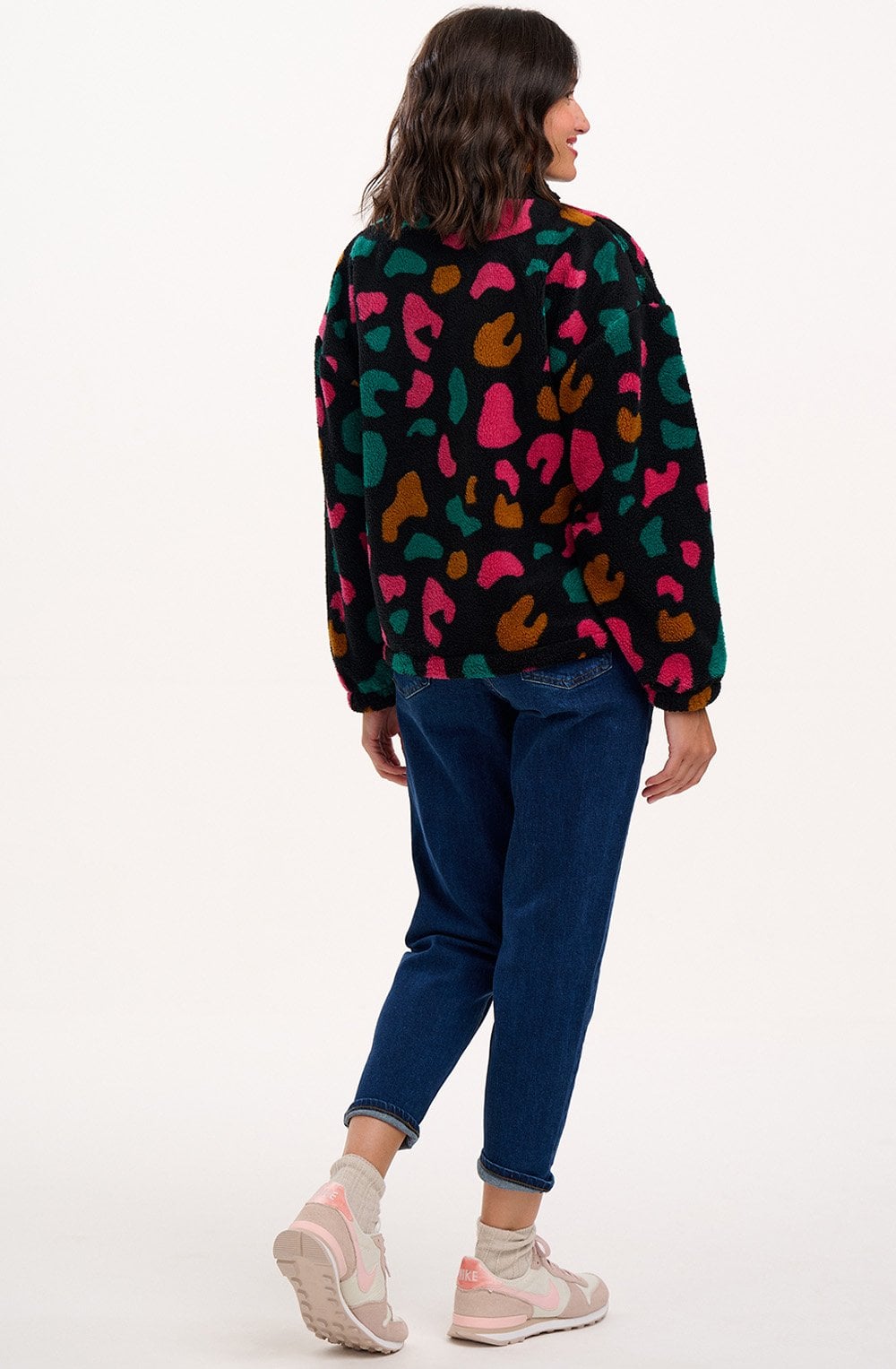 Colourful Shapes Hartley Zip Up Fleece