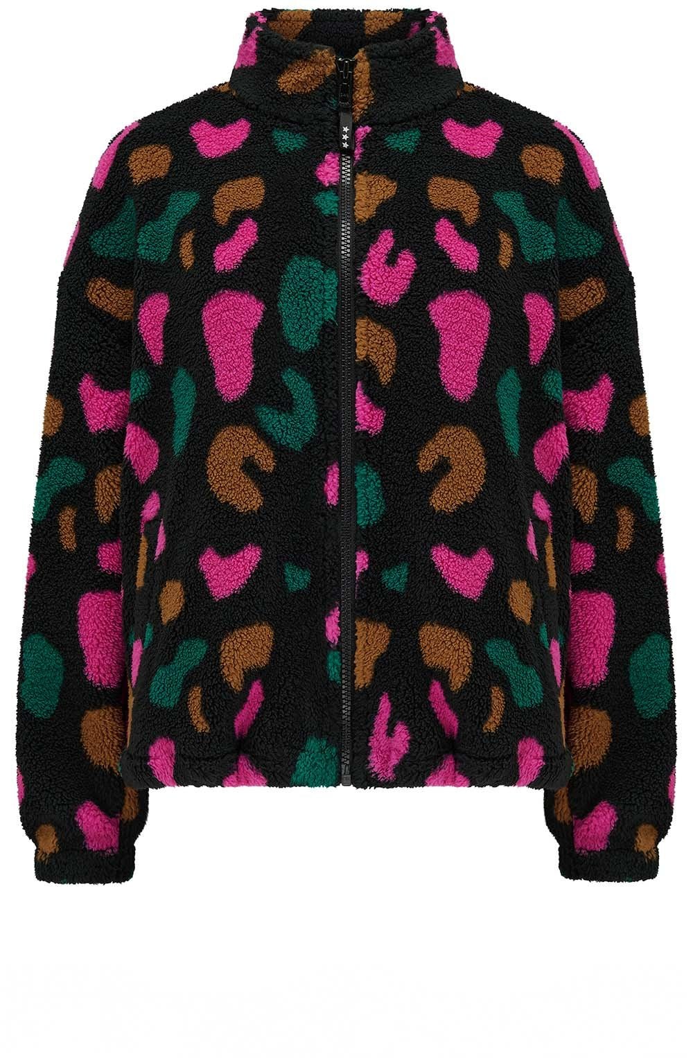 Colourful Shapes Hartley Zip Up Fleece