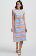 Dreamy Waves Sloane Jeresey Midi Dress