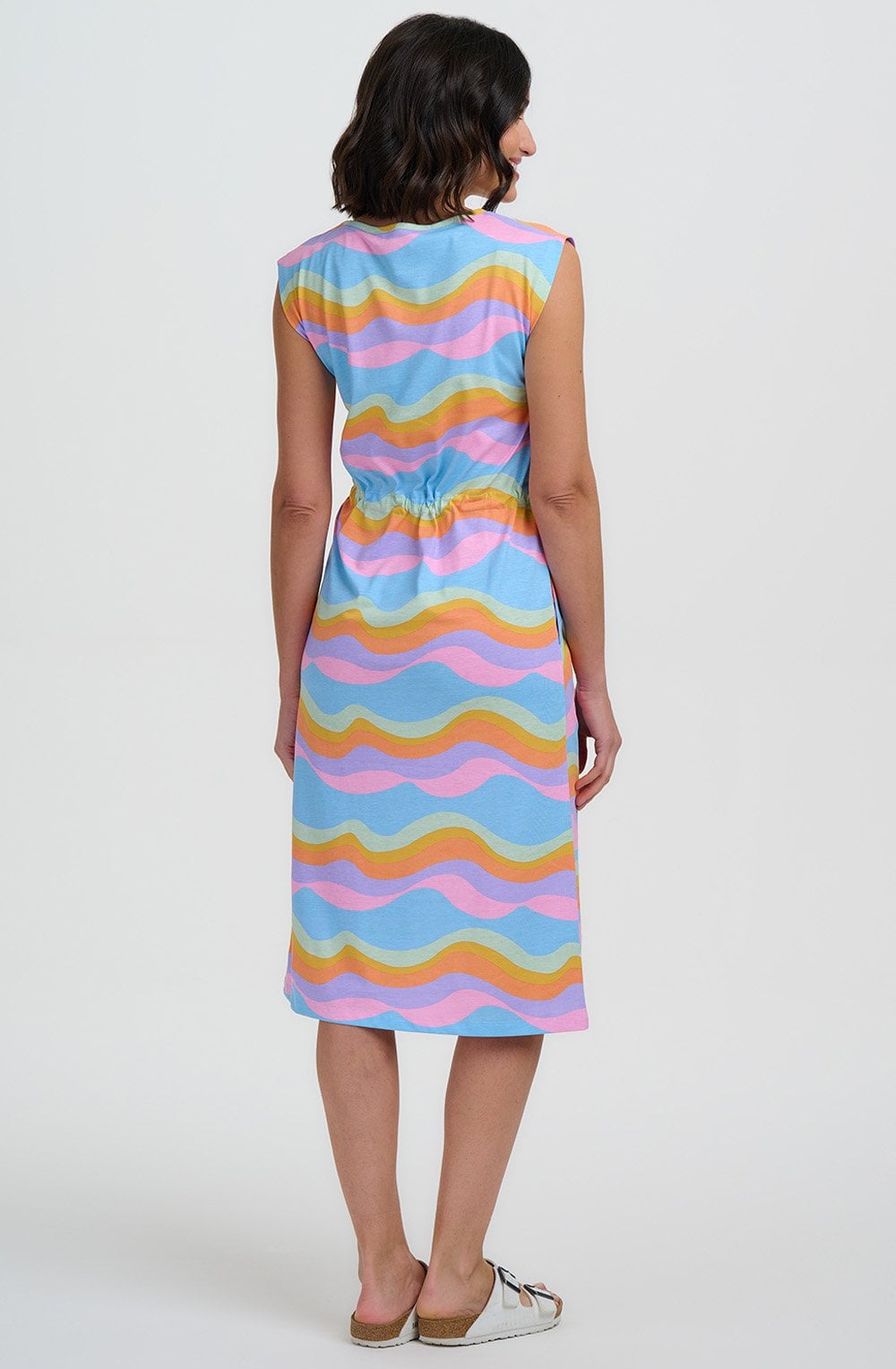 Dreamy Waves Sloane Jeresey Midi Dress