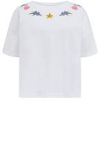Flower Chain White Celia T Shirt