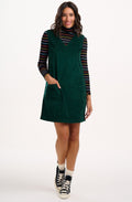 Green Corduroy Kacy Tunic Dress