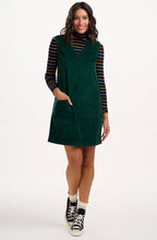 Green Corduroy Kacy Tunic Dress