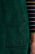 Green Corduroy Kacy Tunic Dress