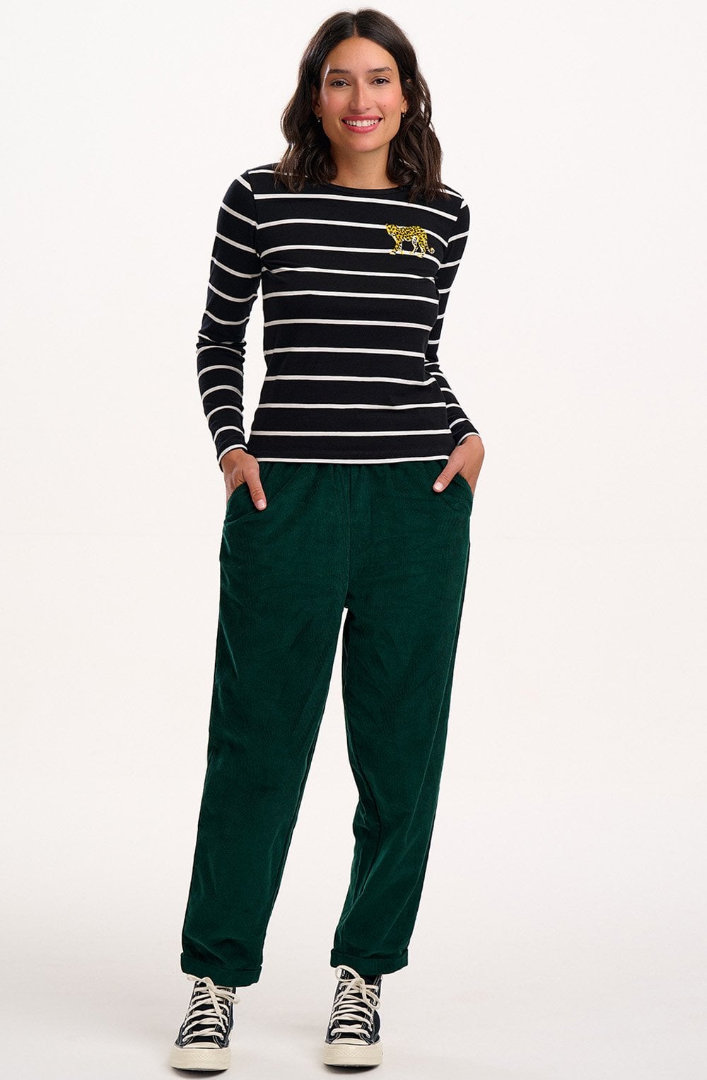 Green Corduroy Vonnie Trousers