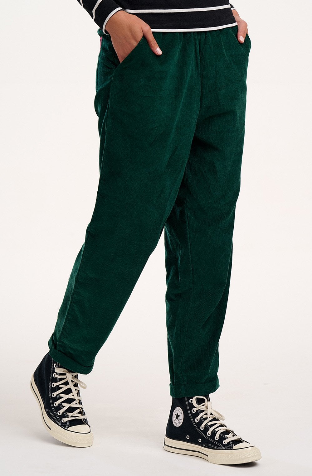 Green Corduroy Vonnie Trousers