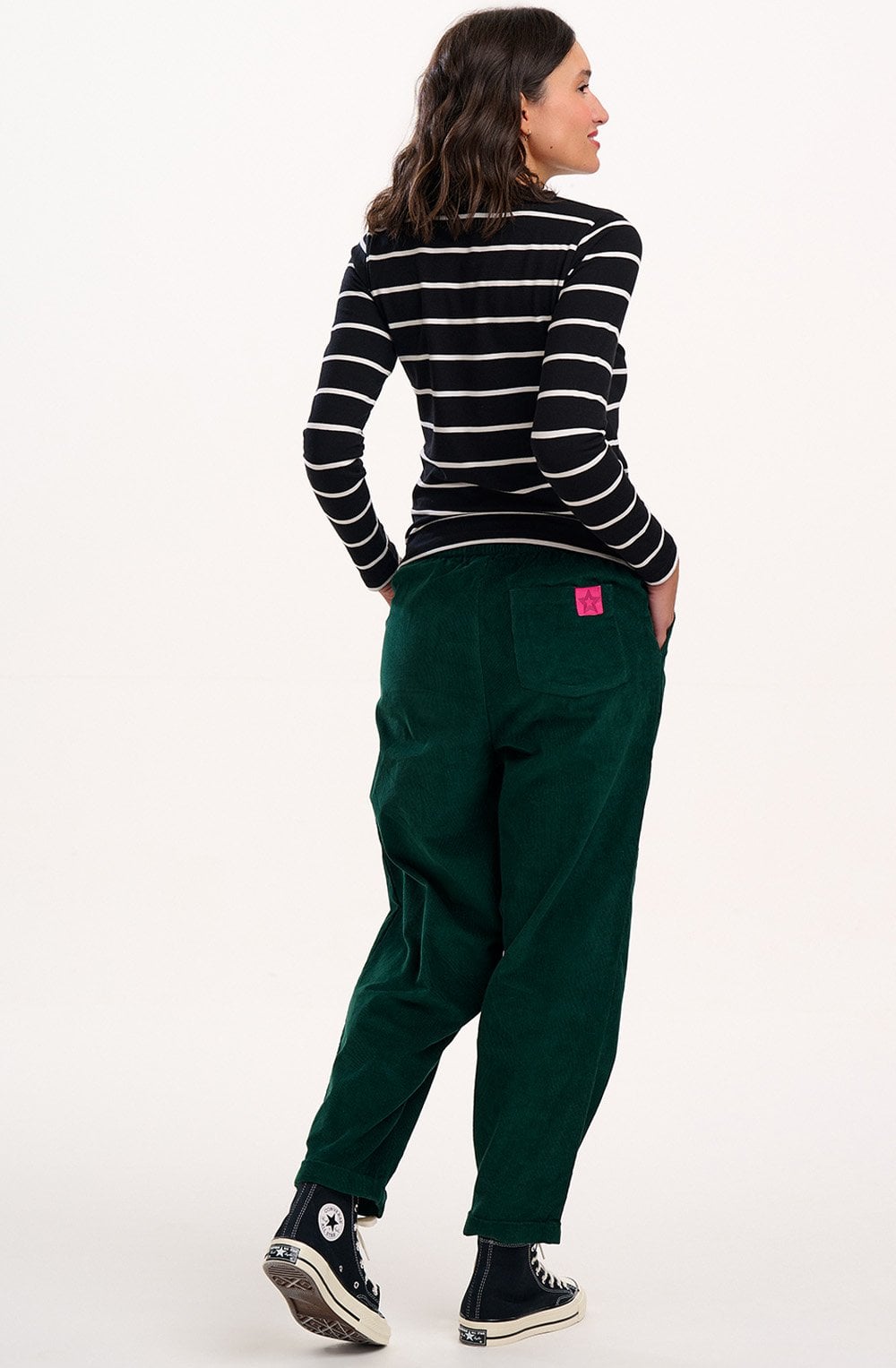 Green Corduroy Vonnie Trousers