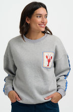 Grey Marl Eadie Lobster Sweatshirt