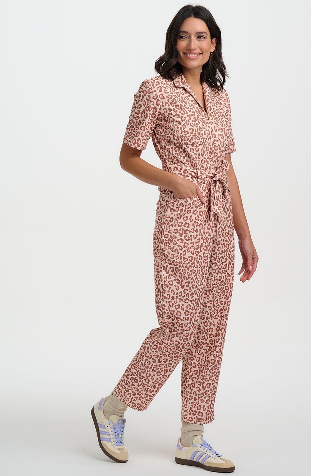 Leopard Print Meredith Boilersuit
