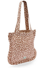Leopard Print Monica Frill Tote Bag