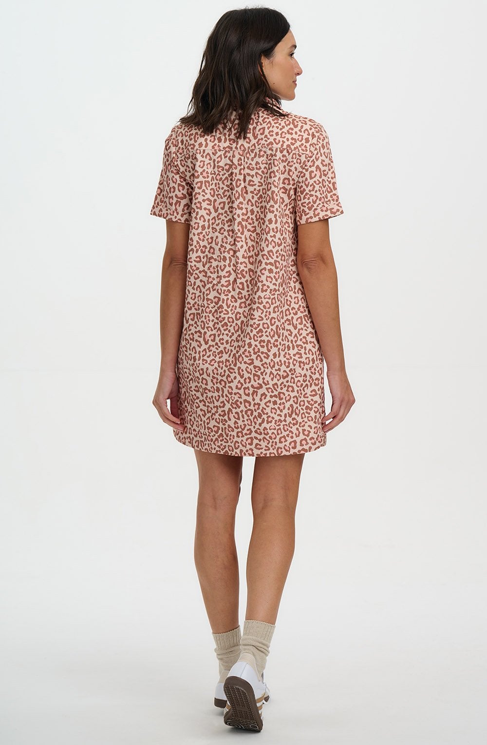 Leopard Print Zoe Shirt Dress