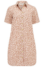 Leopard Print Zoe Shirt Dress