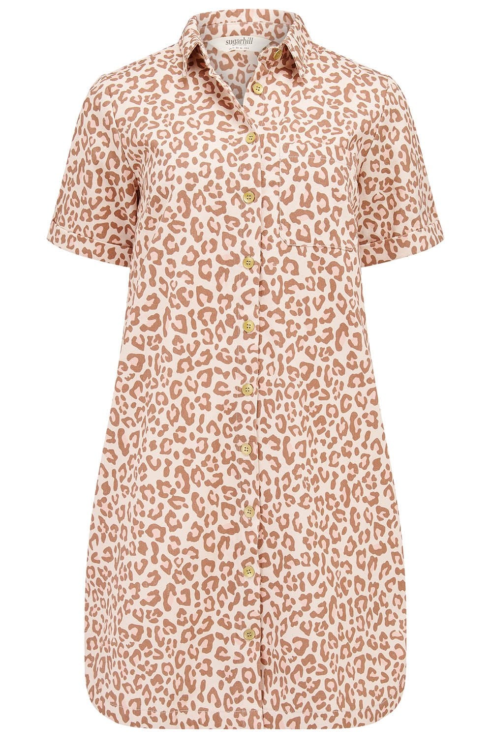 Leopard Print Zoe Shirt Dress