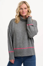 Light Grey Flecked Oversized Keli Jumper
