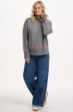 Light Grey Flecked Oversized Keli Jumper