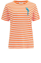 Maggie Off White and Orange Parrot T Shirt