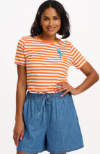 Maggie Off White and Orange Parrot T Shirt