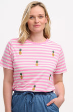 Maggie Off White and Pink Pineapple T Shirt
