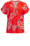 Marielle Red Rainbow Blouse