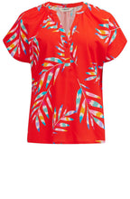 Marielle Red Rainbow Blouse