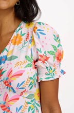 Maryjane Tropical Hummingbird Empire Line Dress