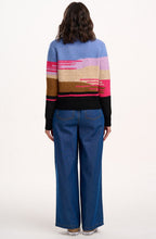 Multi Colour Abstract Landscape Asher Jumper