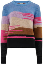Multi Colour Abstract Landscape Asher Jumper