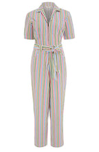 Multicolour Stripe Meredith Boilersuit