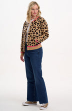 Natural Leopard Solana Knitted Bomber