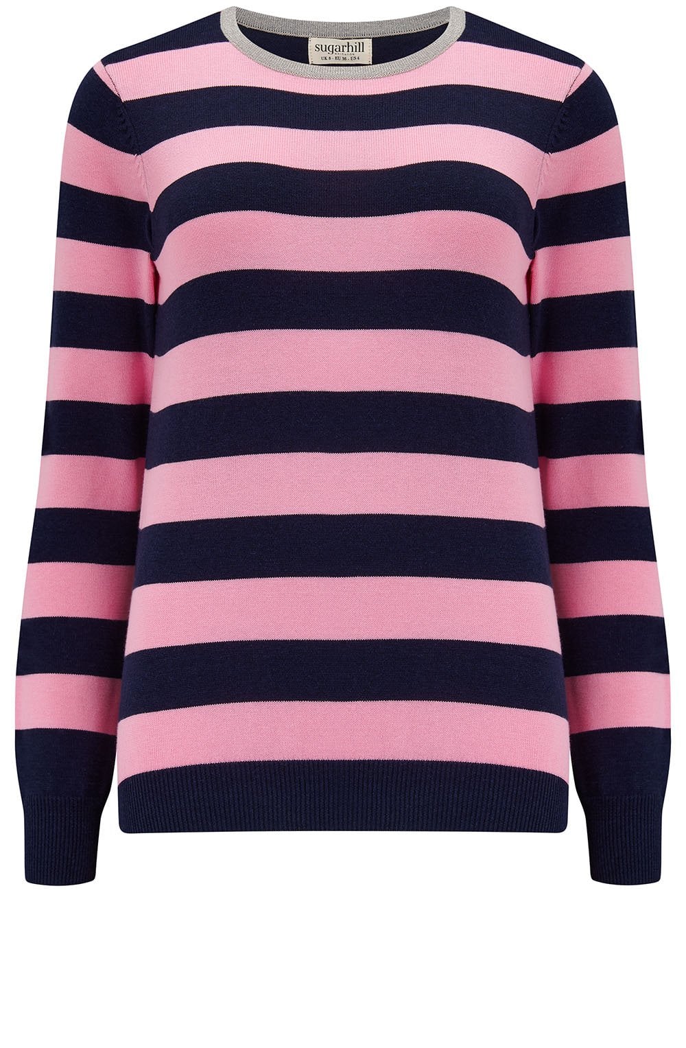 Navy and Pink Rowena Jumper