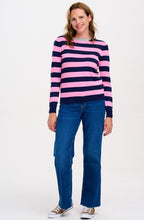 Navy and Pink Rowena Jumper