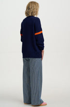 Navy Orange Squeeze Leona Jumper