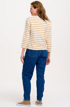 Off White and Tan Lightning Strike Billie Top