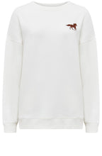Off White Horse Print Eadie Sweatshirt
