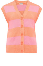 Pastel Stripe Amber Knit Vest