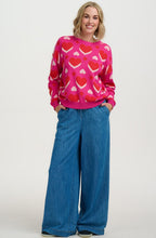 Pink Heart Design Andi Jumper