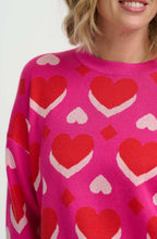 Pink Heart Design Andi Jumper